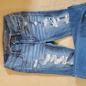 American Eagle distressed jeggins size 00